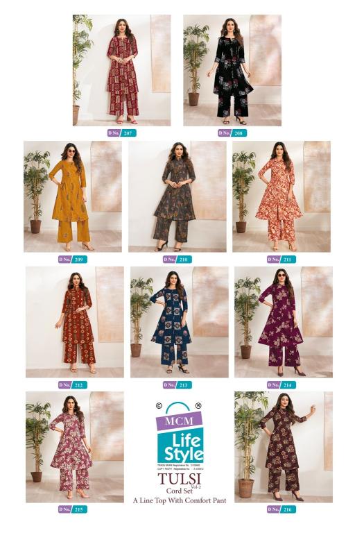 MCM tulsi vol-2 coord set trendy clothes wholesale